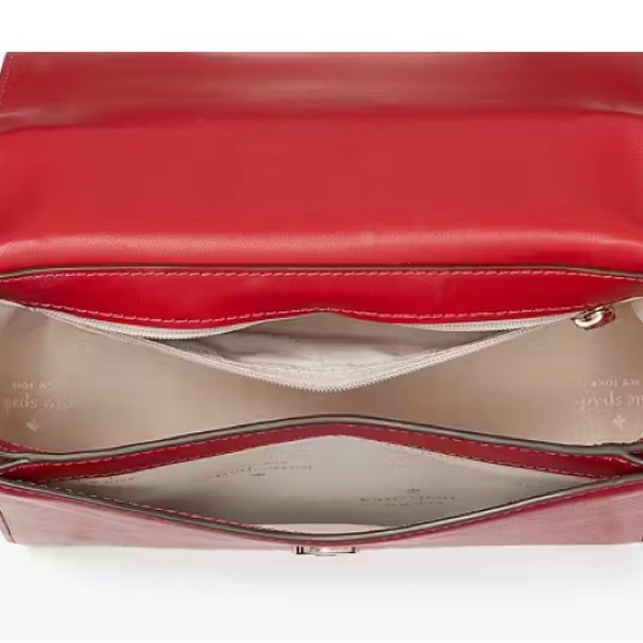 🎉NWT Kate Spade ♠️ Reegan smooth leather Pink Peppercorn tote with strap - Picture 11 of 14